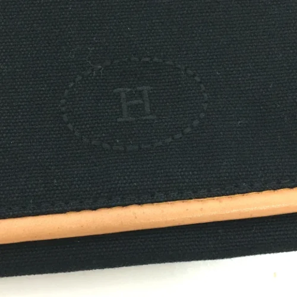 Hermès Vintage Pre-owned Fabric pouches Black Dames
