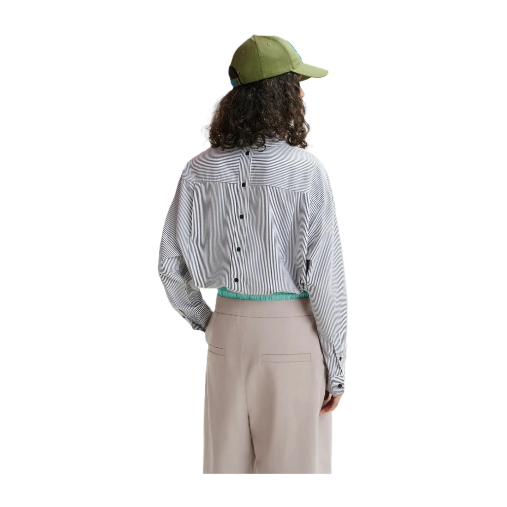 Essentiel Antwerp Paillettenblouse Losse Pasvorm Knoopsluiting Multicolor Dames