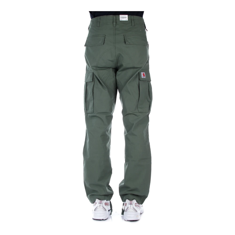 Carhartt WIP Logo Achterzak Broek Green Heren