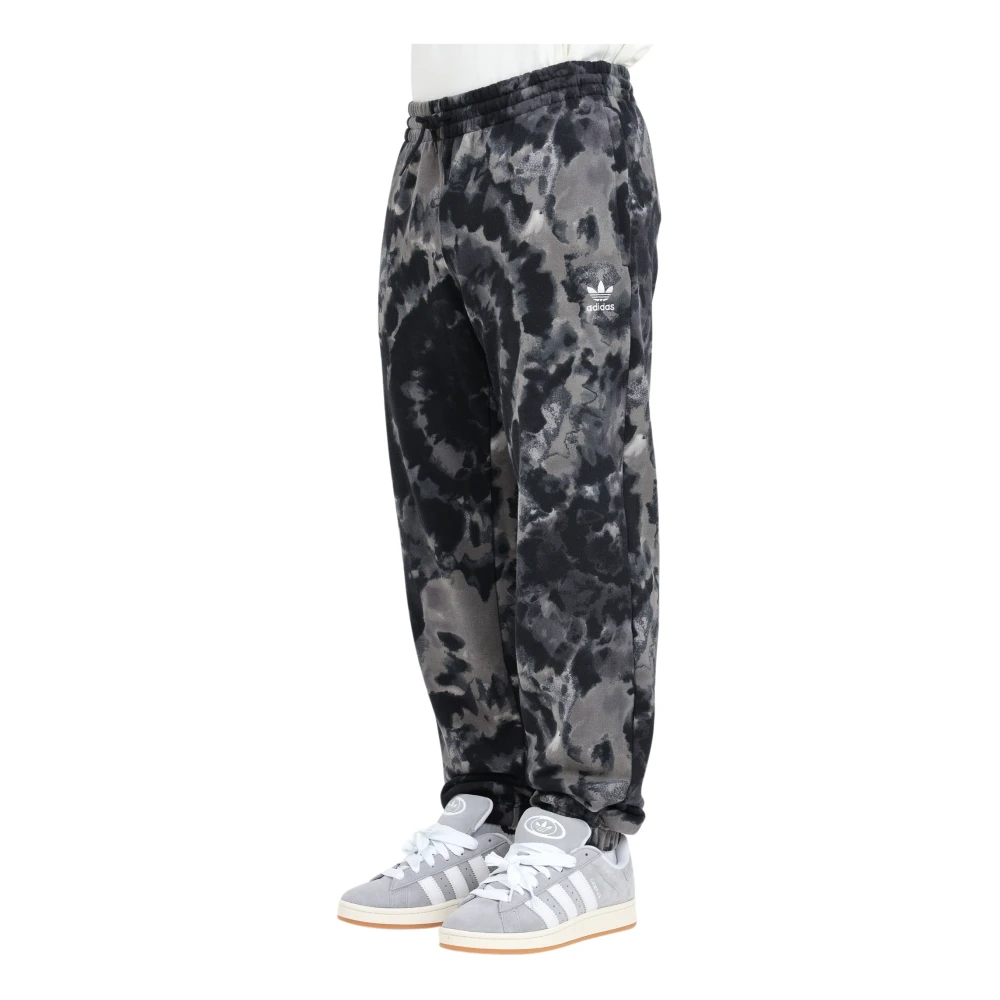 adidas Originals Tie-Dye Zwarte Sportieve Broek Black Heren