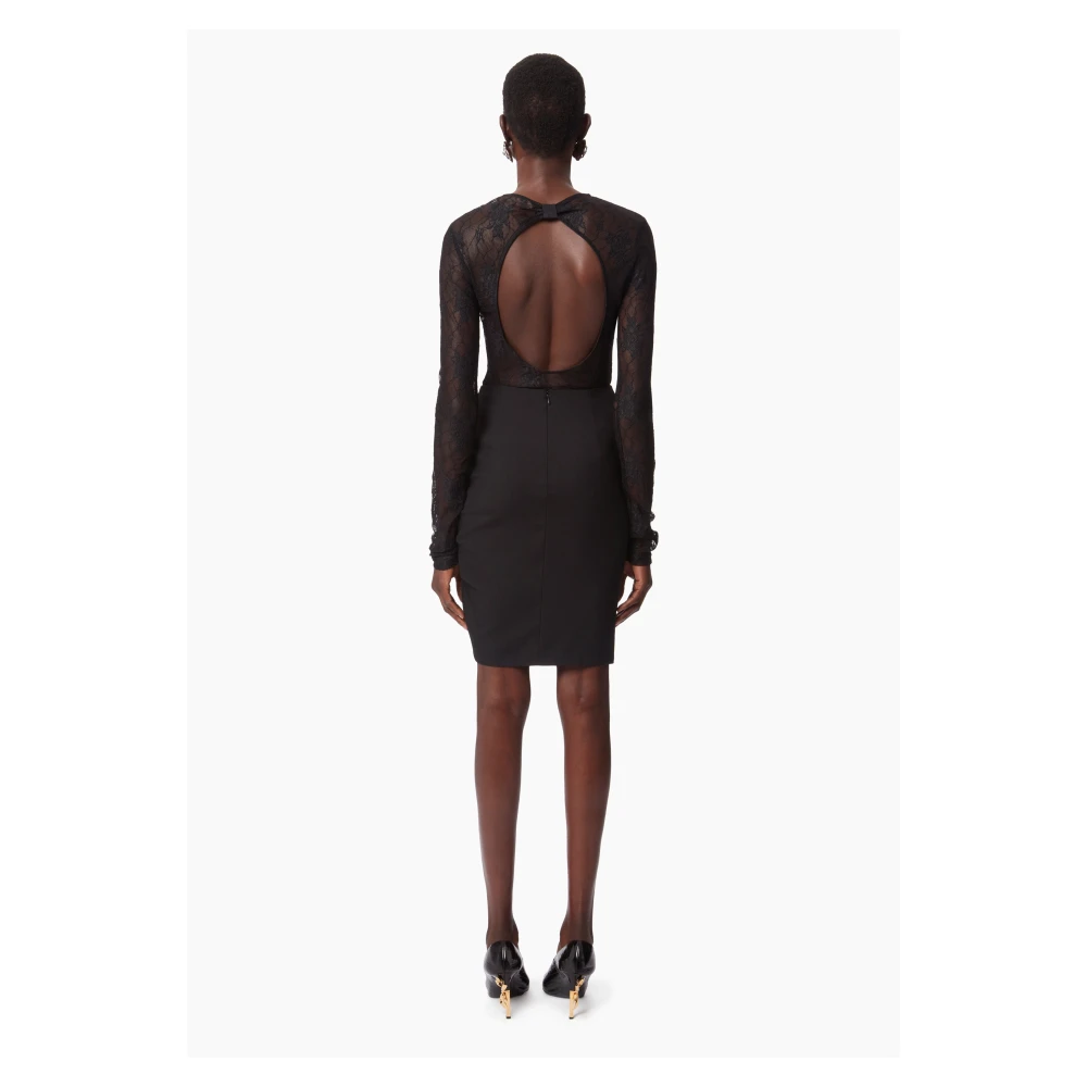 Nina Ricci Zwarte Kant Achterloze Top Black Dames