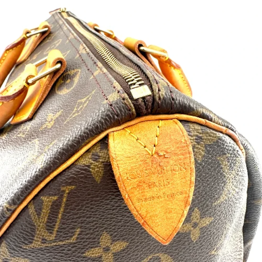 Louis Vuitton Vintage Pre-owned Cotton louis-vuitton-bags Brown Dames