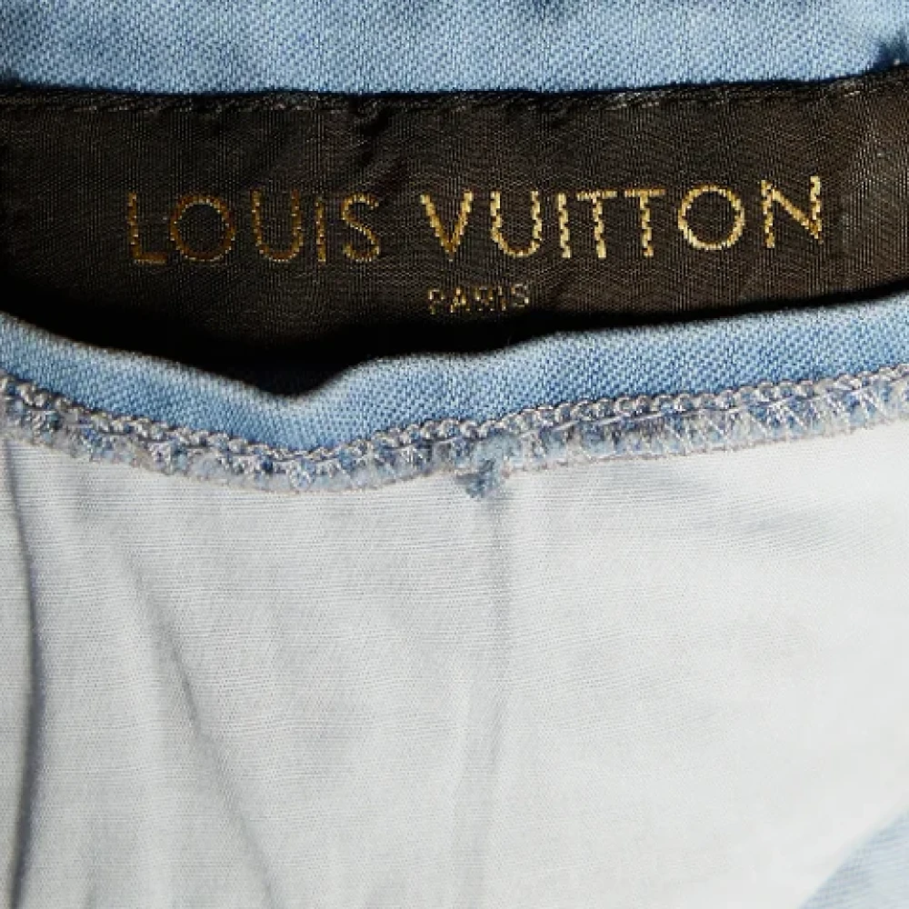 Louis Vuitton Vintage Pre-owned Denim jeans Blue Dames