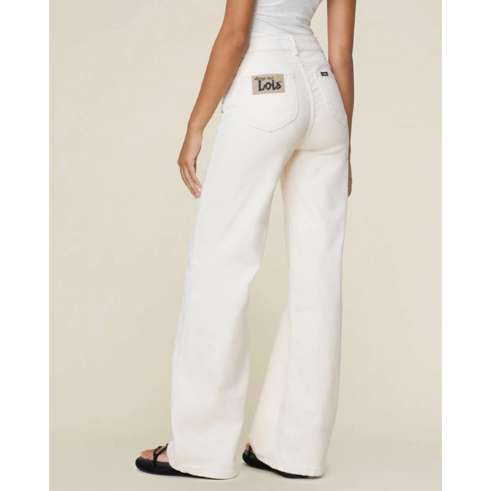 Lois Palazzo-R Stijlvolle Jeans Beige Dames