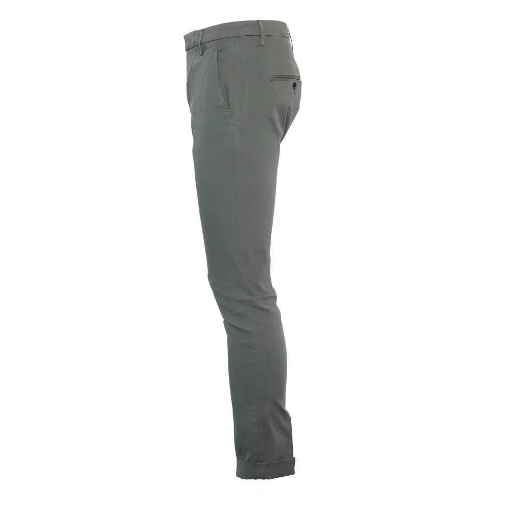 Dondup Slim-Fit Taupe Chinos Green Heren