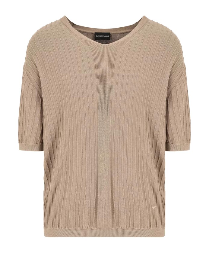 pull-a-col-en-v-cotele-avec-aigle-brode