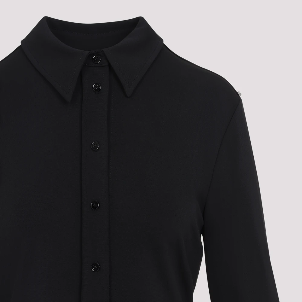 SPORTMAX Elegante Candido Shirt in Zwart Black Dames