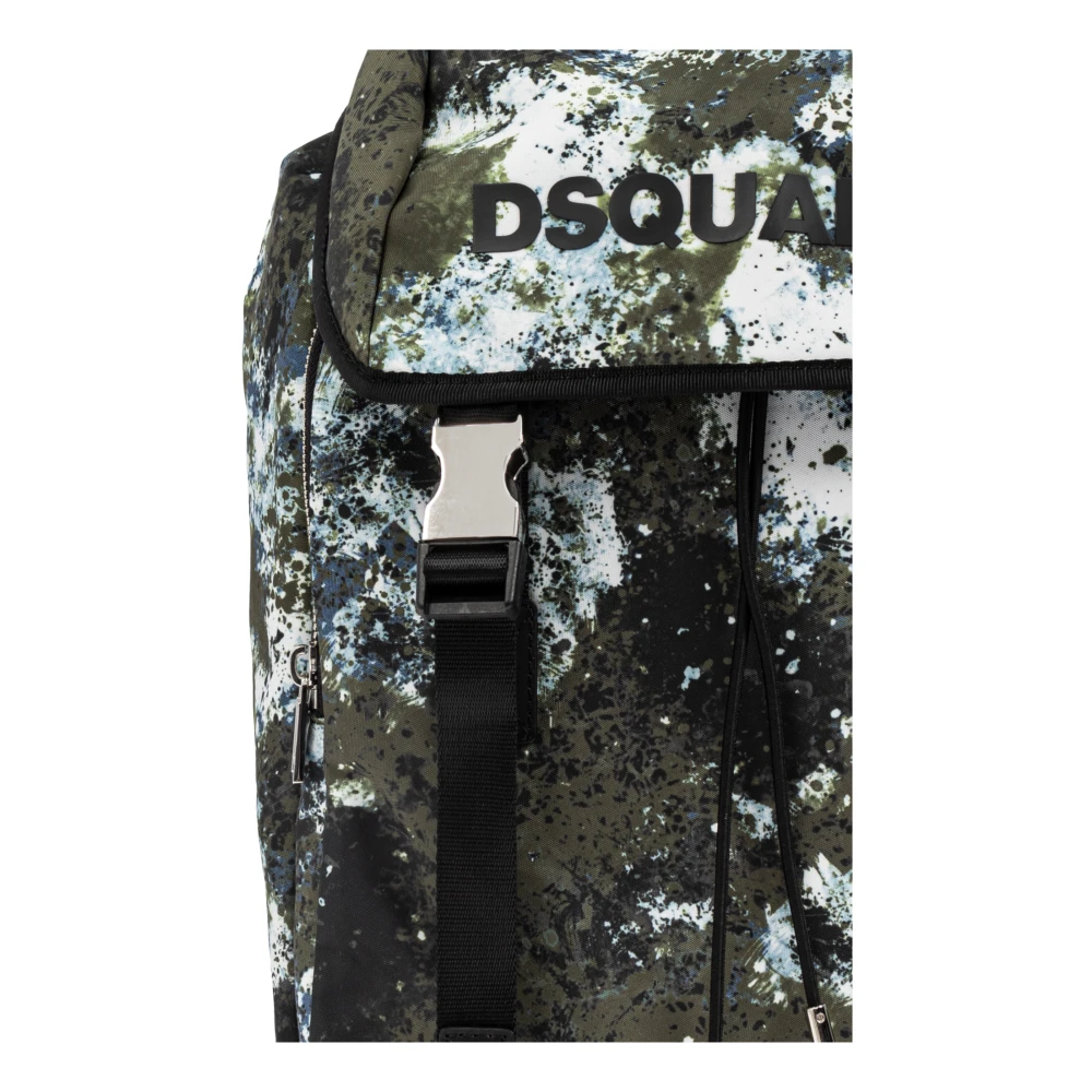 Dsquared2 Rugzak met print Green Heren