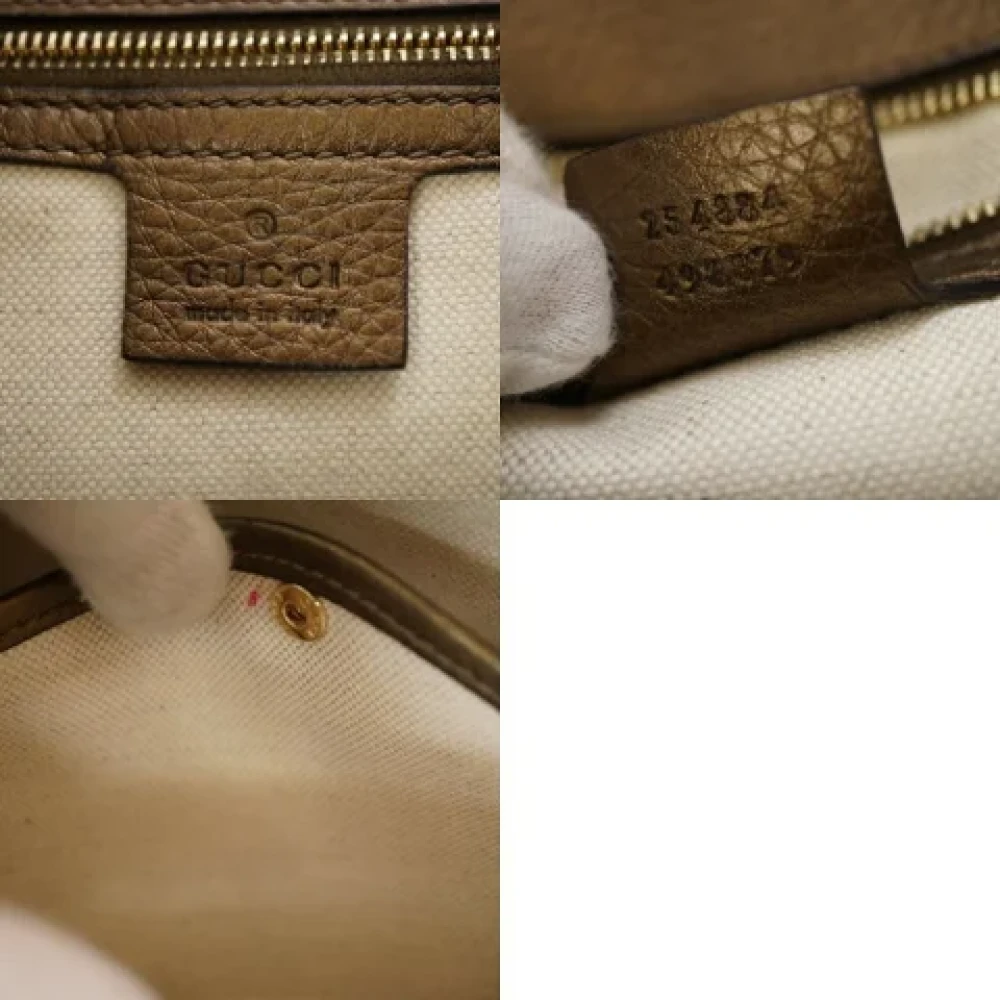 Gucci Vintage Pre-owned Fabric gucci-bags Yellow Dames