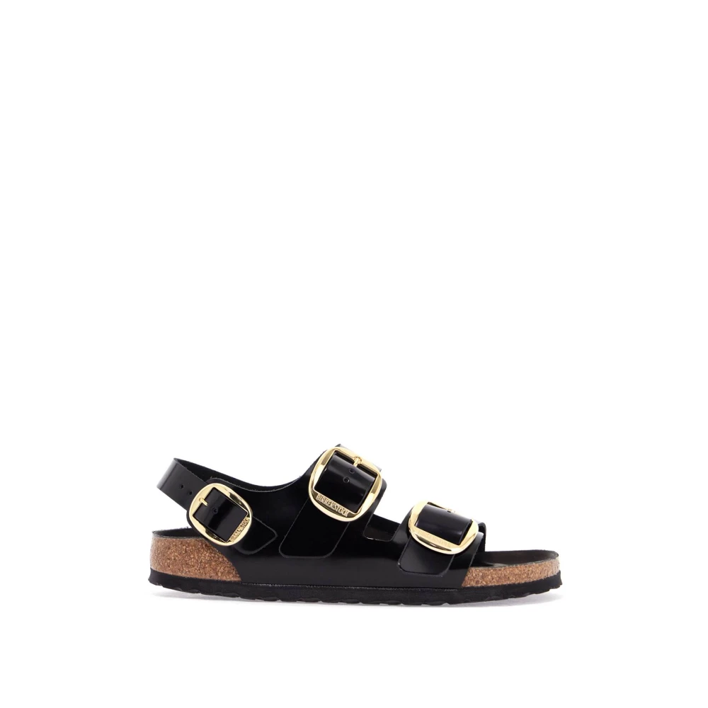 Birkenstock Sandaler Milano med stort spänne Black, Dam