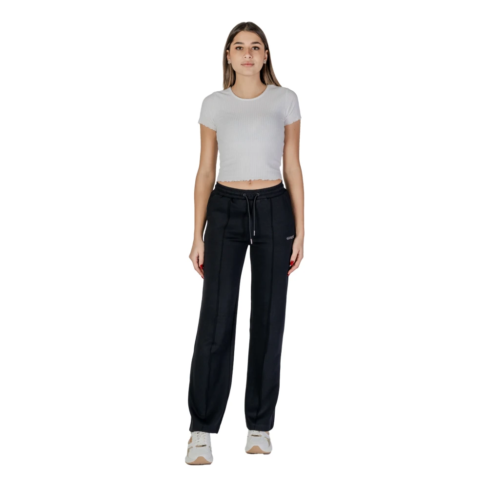 Guess Sportieve Damesbroek Lente Zomer Collectie Black Dames