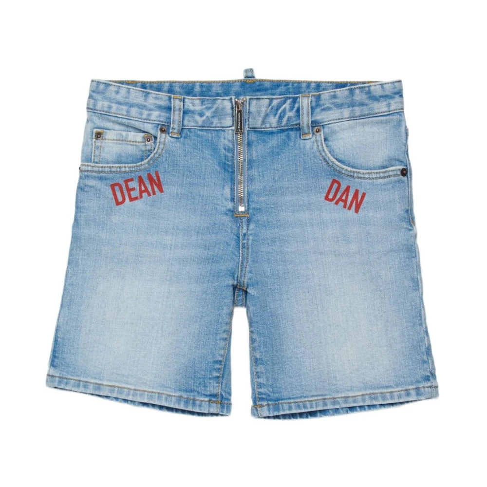 Dsquared2 Unisex Kids Blue Shorts - Shorts - 14 Y - Kids