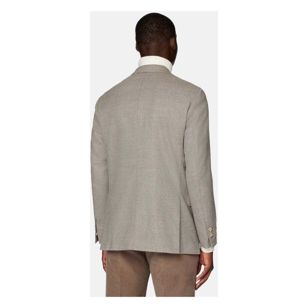 Boggi Milano Stretch Wool Jas Gray Heren