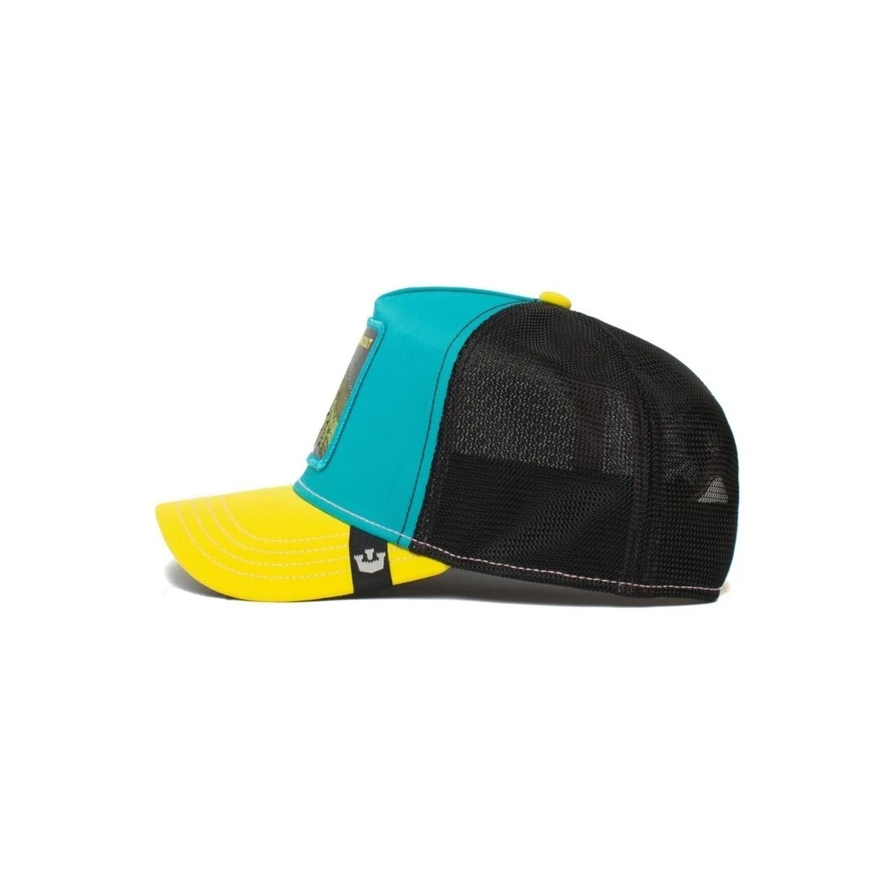 Goorin Bros Zwarte Iguana Party Trucker Pet Multicolor Heren