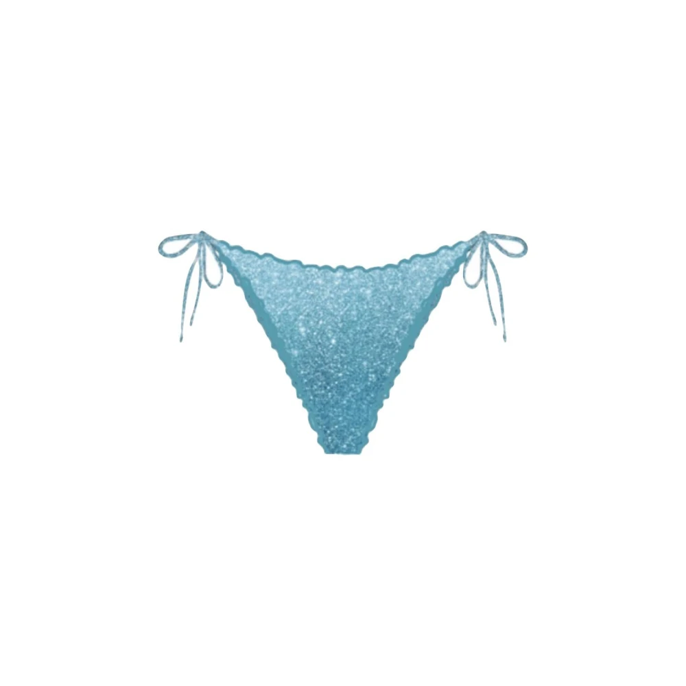 MC2 Saint Barth Braziliaanse Lurex Bikini Blue Dames