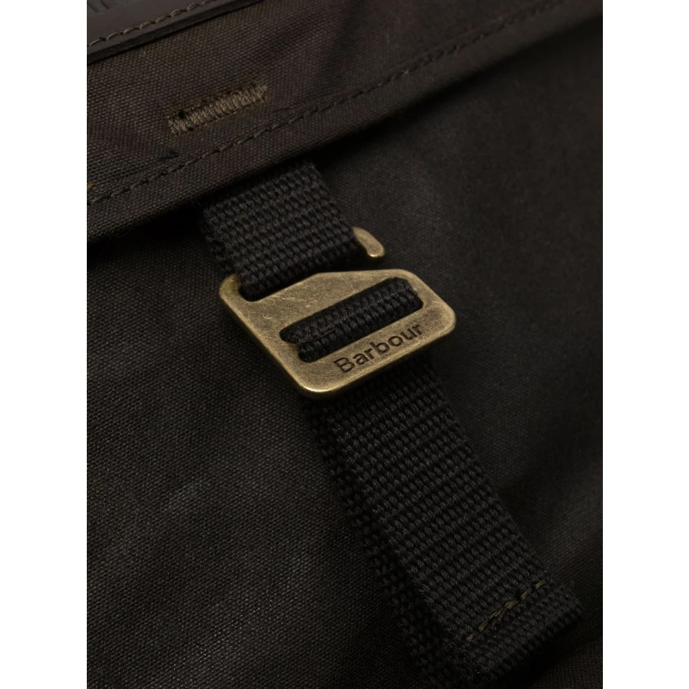 Barbour Essentiële wax rugzak groen Green Heren