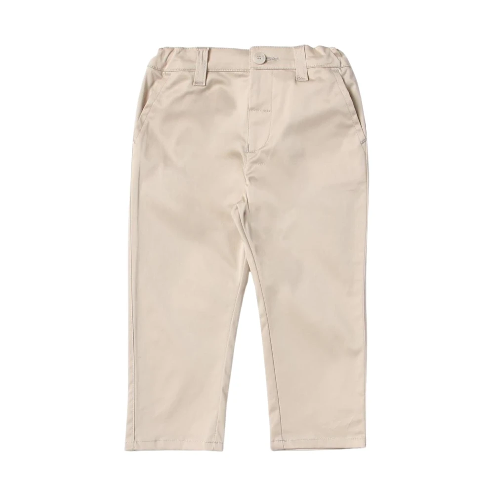 Emporio Armani Unisex Kids Beige Stylish Kids Chino Pants