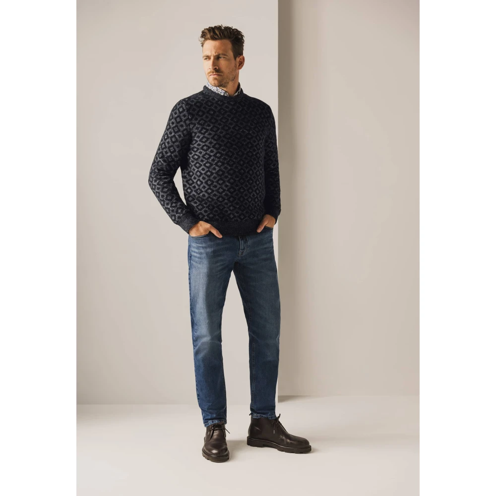 State of Art Stijlvolle Trui Blue Heren