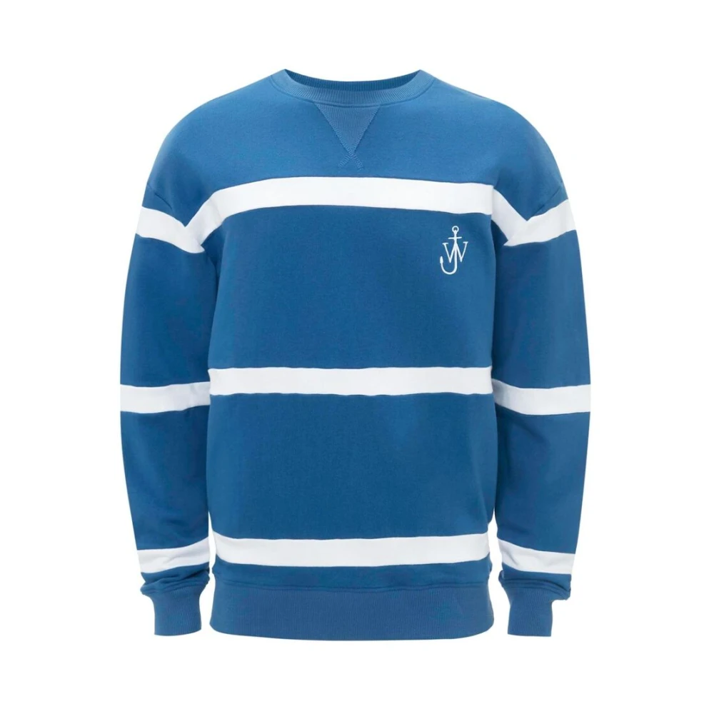 JW Anderson Anker Logo Sweatshirt Blue Heren