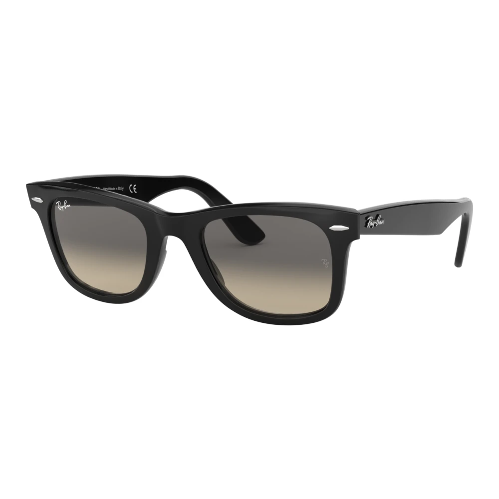 Ray - Ban Unisex Black/Grey Rb2140 Wayfarer 901/32 Sunglasses Acetate Squared Normal Shaded - Image 4