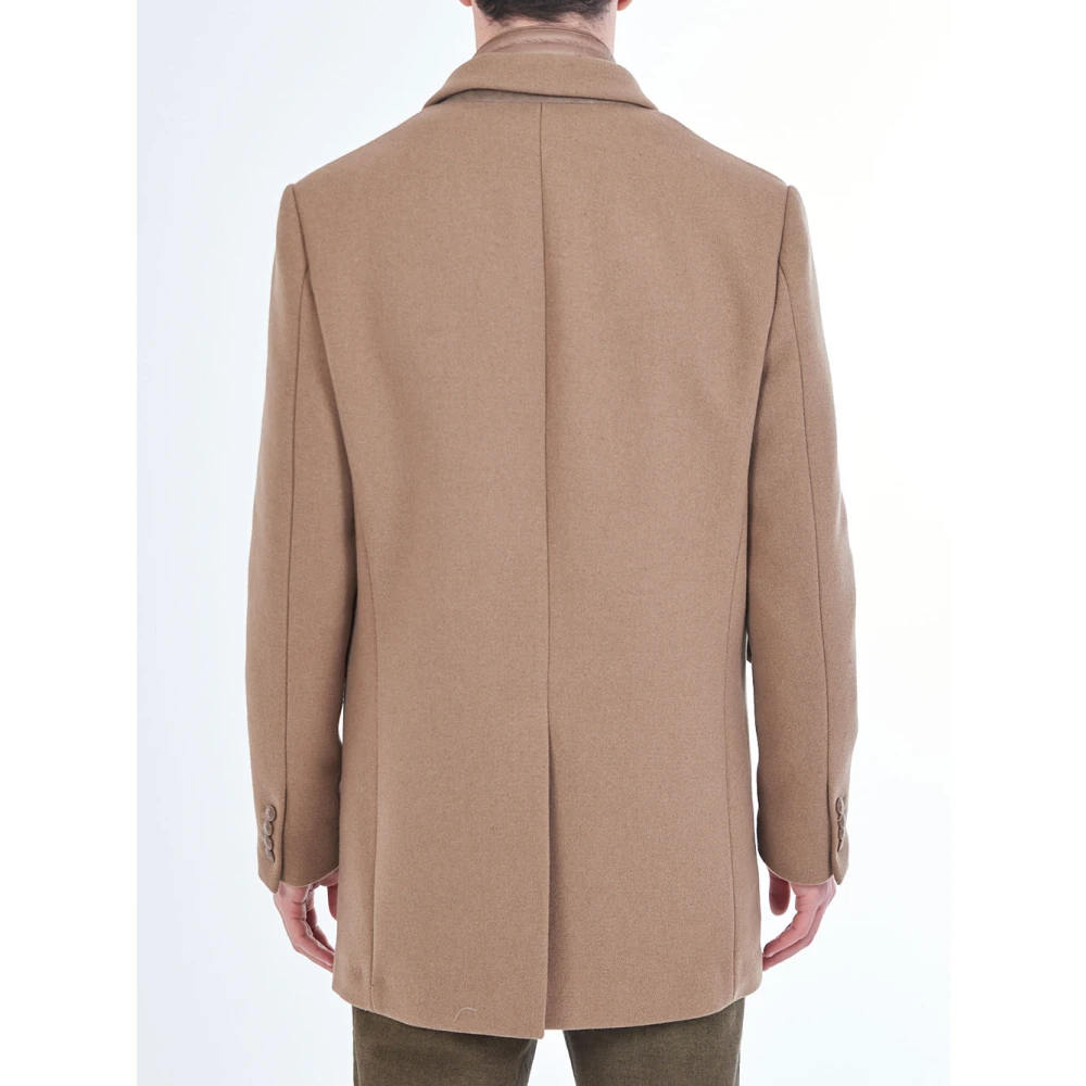 YES ZEE Stijlvolle Jassen Collectie Brown Heren