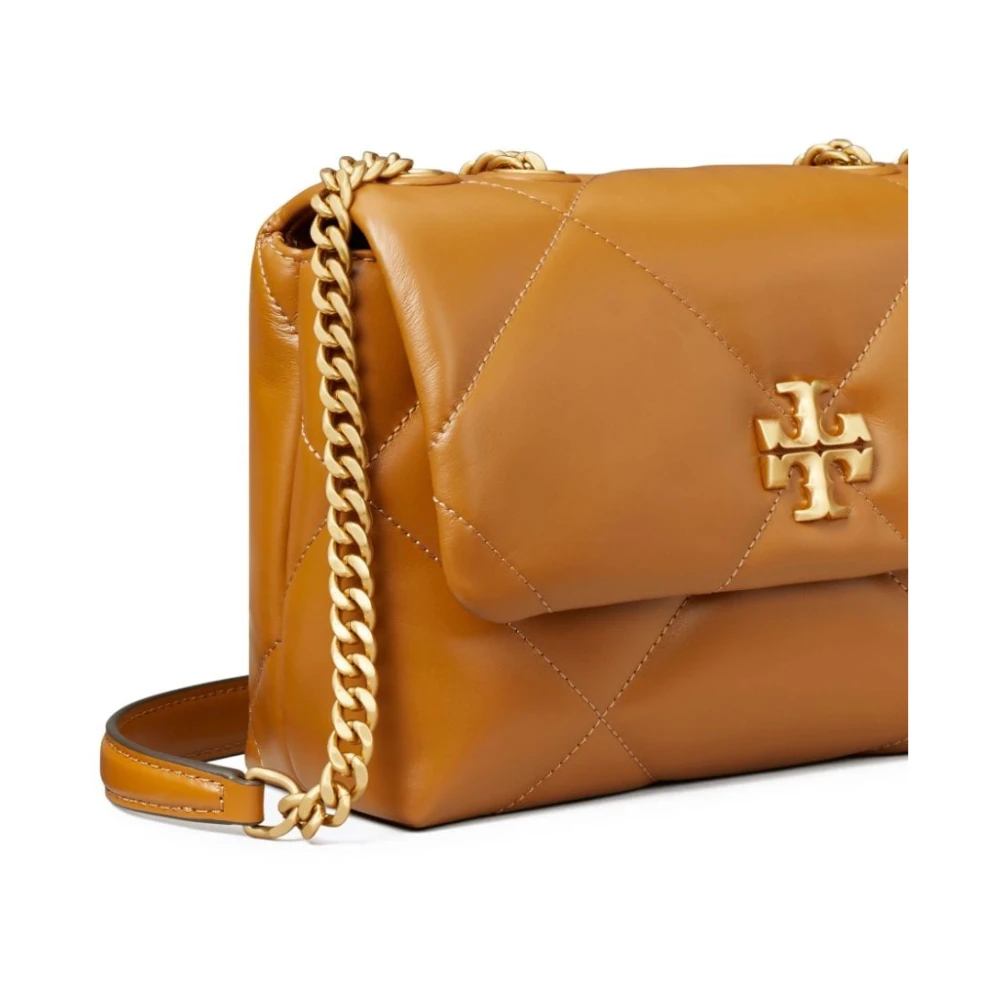 TORY BURCH Gewatteerde Kameel Schoudertas Brown Dames
