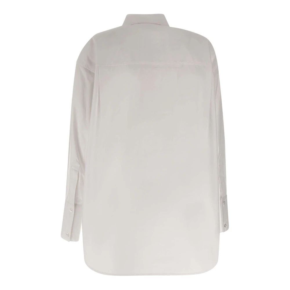 Remain Birger Christensen Witte Katoenen Overhemd Klassieke Stijl White Dames