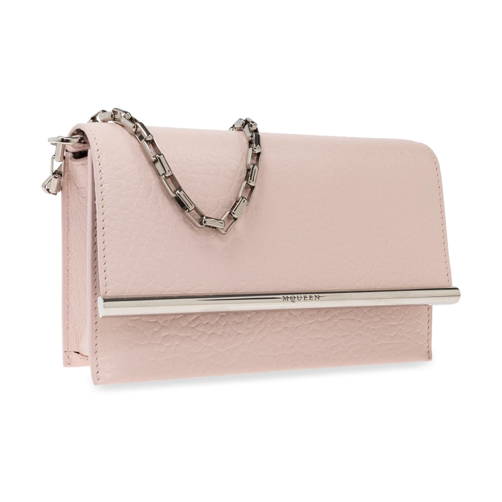 alexander mcqueen Clutch T-Bar Mini Pink Dames