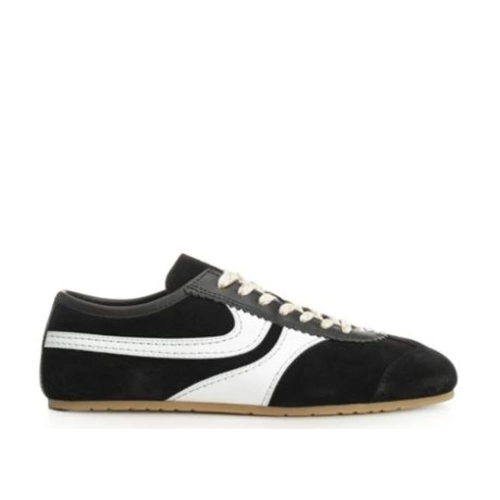 Dries Van Noten Men's Black Sneakers, 7 Uk, Suede Trainers