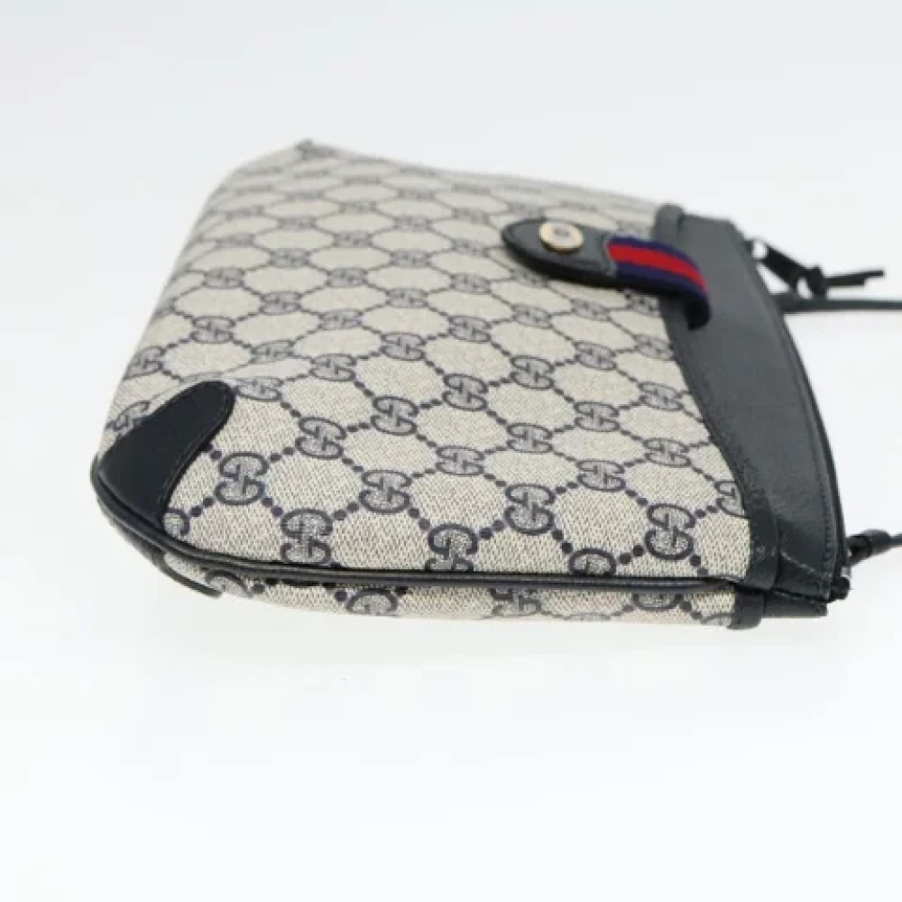 Gucci Vintage Pre-owned Leather gucci-bags Blue Dames