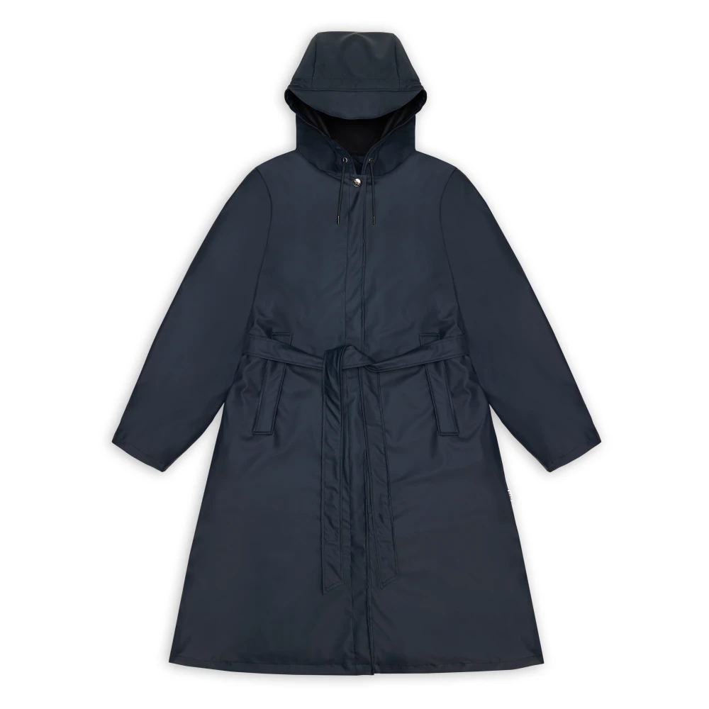 Rains Navy A-Line Regenjas Blue Dames