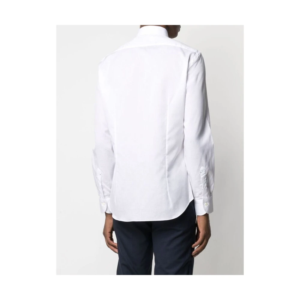 Mazzarelli Casual Shirts White Heren