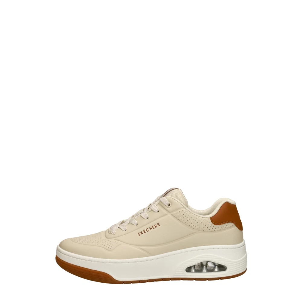Skechers Uno Court Sneakers Laag Heren Schoenen Beige