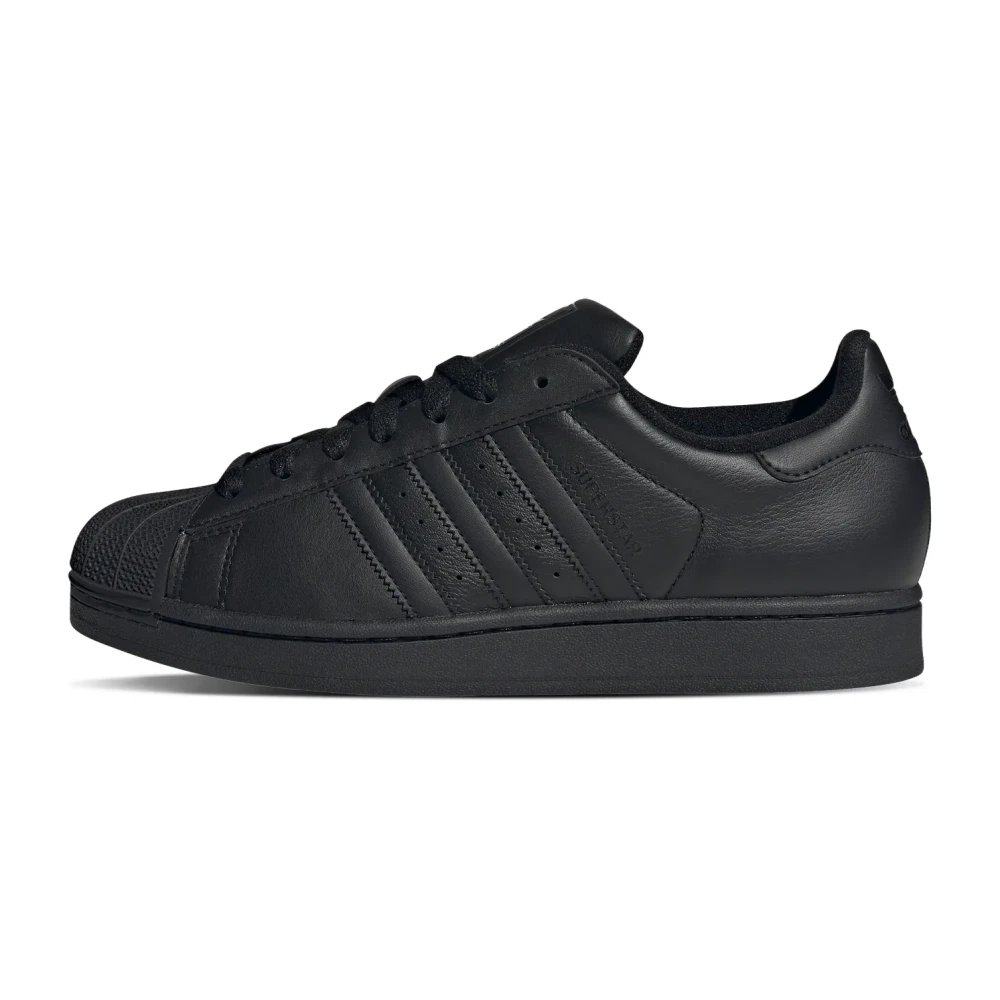 Adidas Unisex Black Superstar Ii Triple - Skateboarding - 12 Uk - Sport