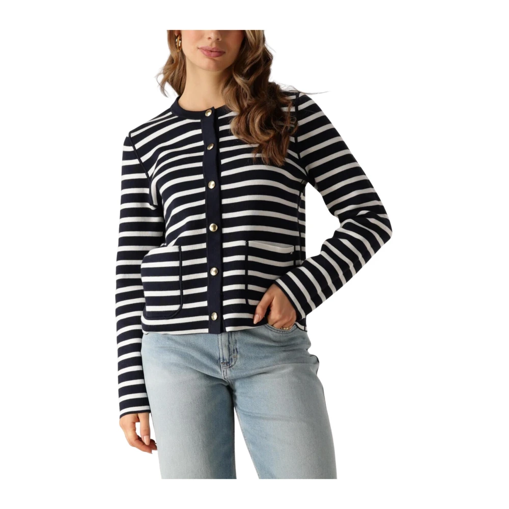 Tommy Hilfiger Blauwe Omkeerbare Vest voor Vrouwen Blue Dames