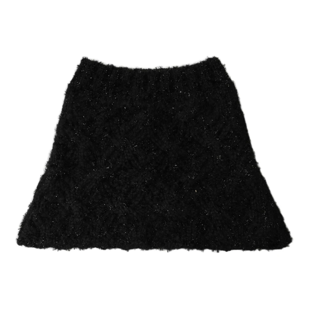 Dolce & Gabbana Men Black Cashmere Knitted Neck Warmer Scarf - Image 2