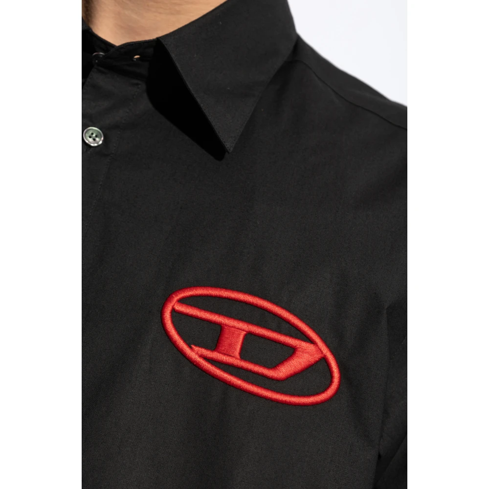 Diesel Shirt `S-Simply-D` Black Heren