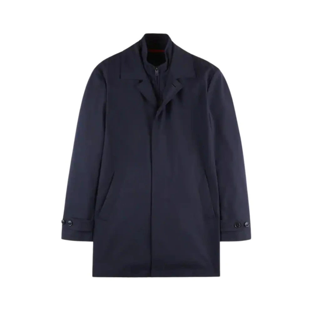 Fay Blauwe Morning Coat Regenjas Blue Heren