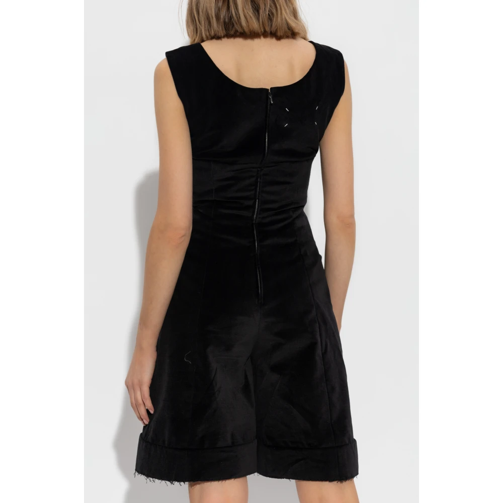 Maison Margiela Shorts met de optie om als een jurk te dragen Black Dames