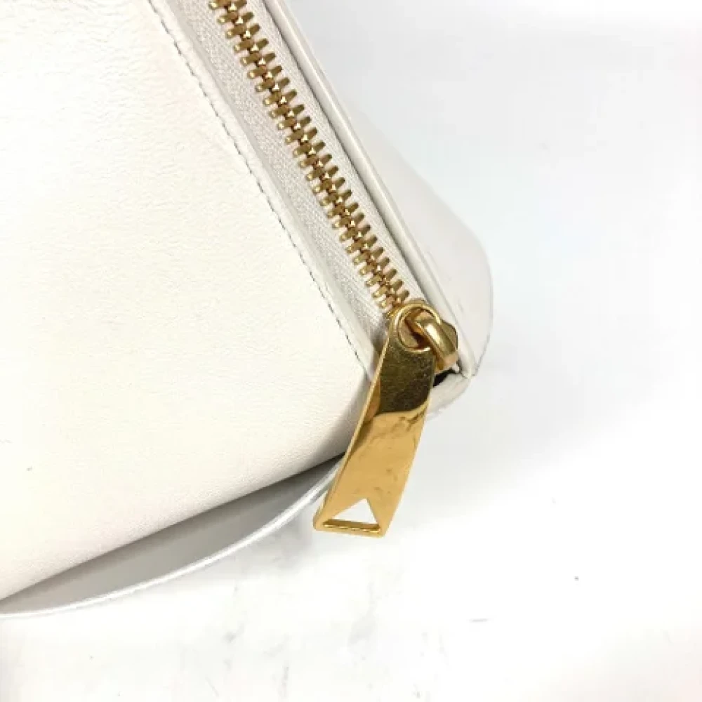 Bottega Veneta Vintage Pre-owned Leather pouches White Dames