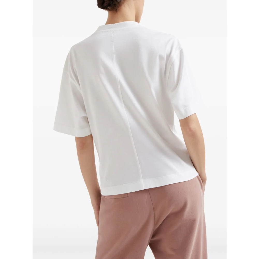 BRUNELLO CUCINELLI Witte T-shirts en Polos White Dames