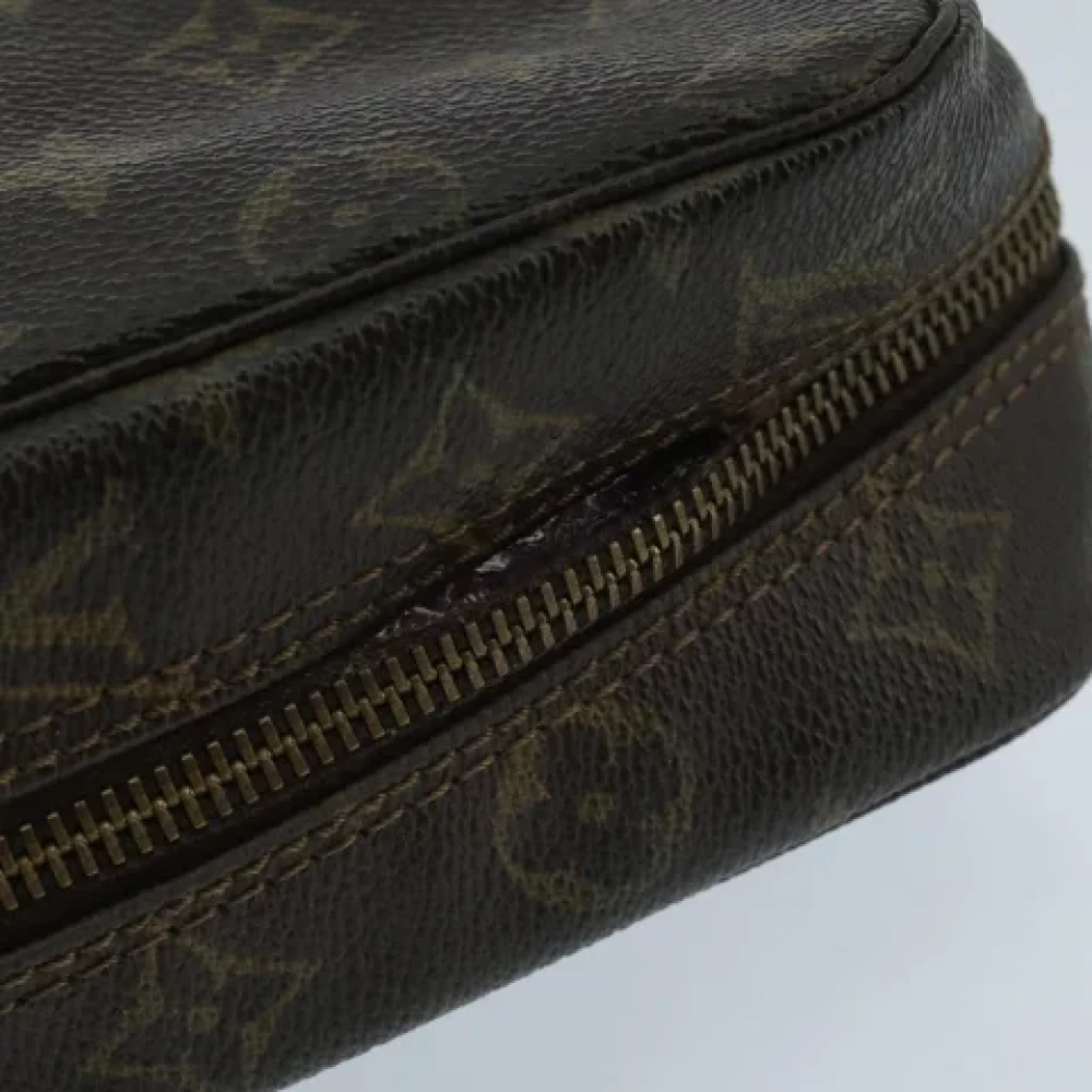 Louis Vuitton Vintage Pre-owned Canvas clutches Brown Dames