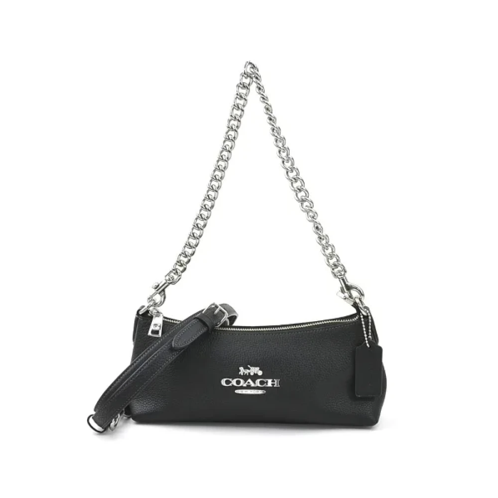 Coach Pre-owned Leather shoulder-bags Black Dames