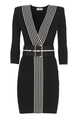 Belted Knit Dress