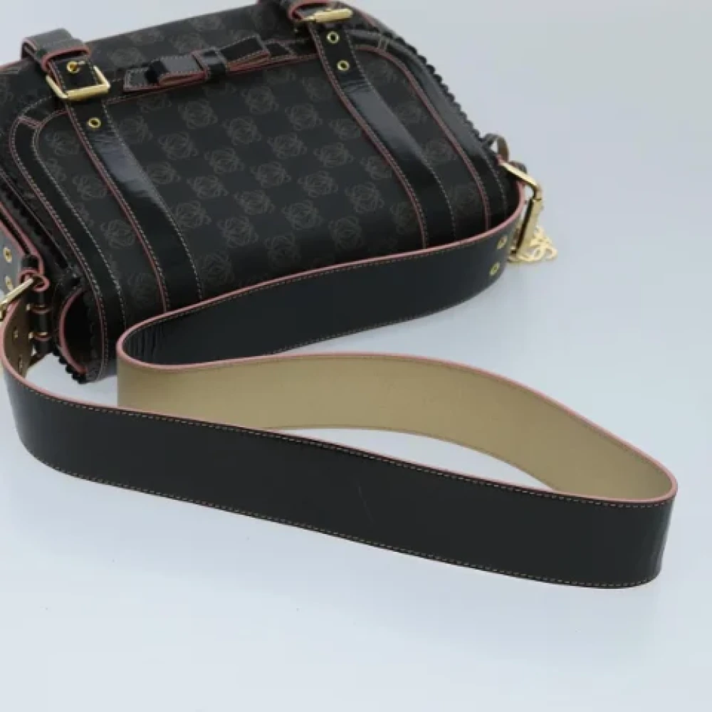 Loewe Pre-owned Leather shoulder-bags Black Dames