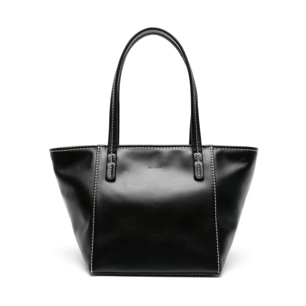 By Far Black Casual Leather Tote Bag - Female - Shopping Bags - One Size - Bags