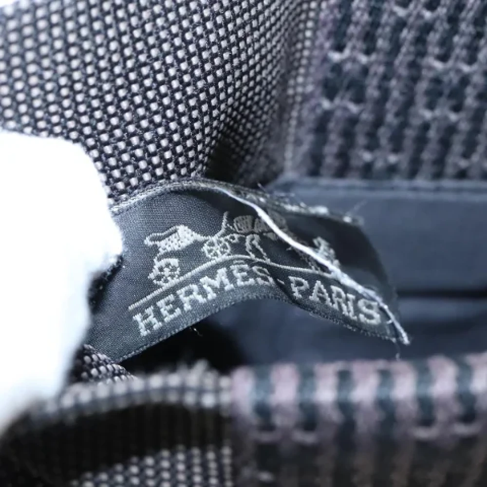 Hermès Vintage Pre-owned Canvas clutches Gray Dames