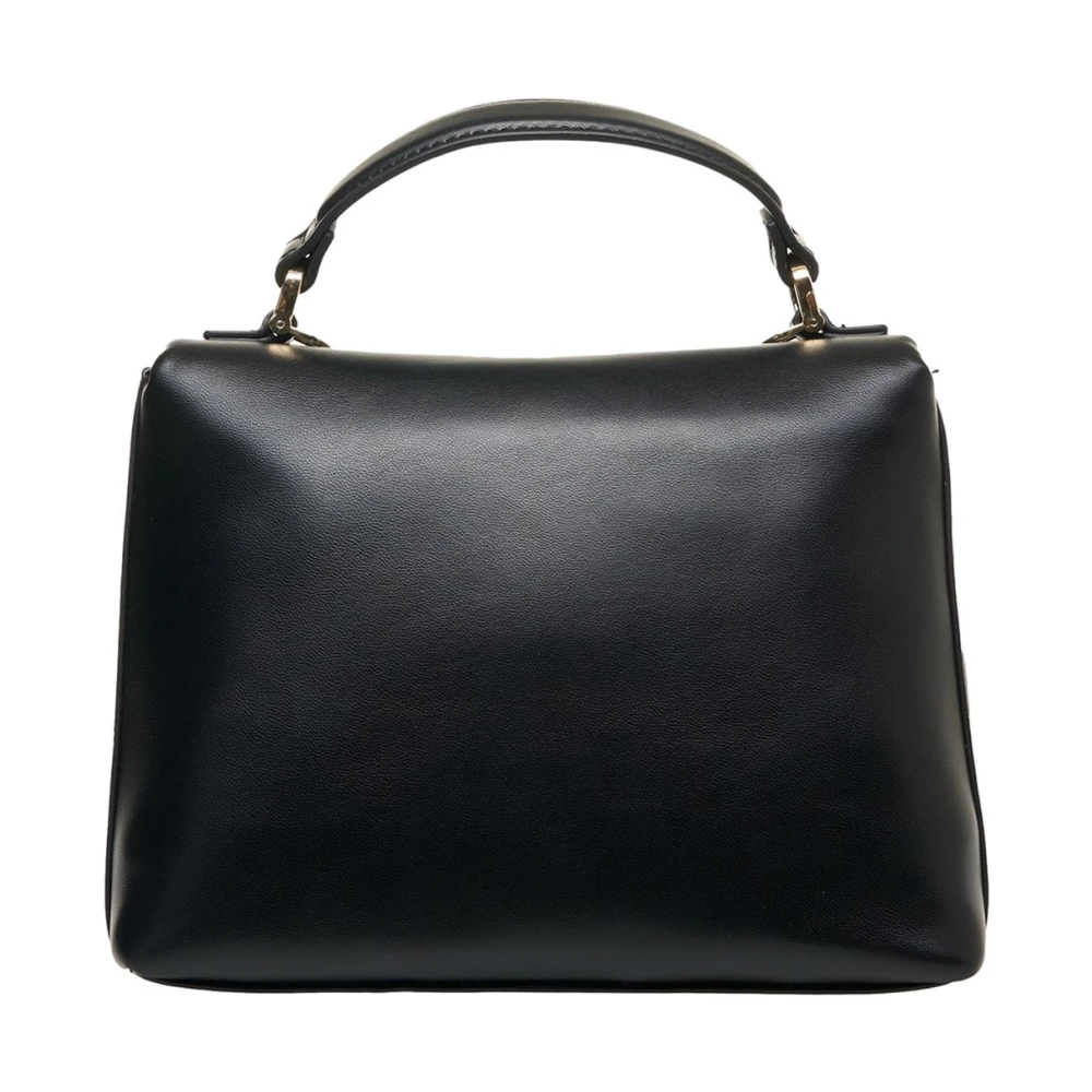 Love Moschino Zwarte Schoudertas met Chic Logo Black Dames
