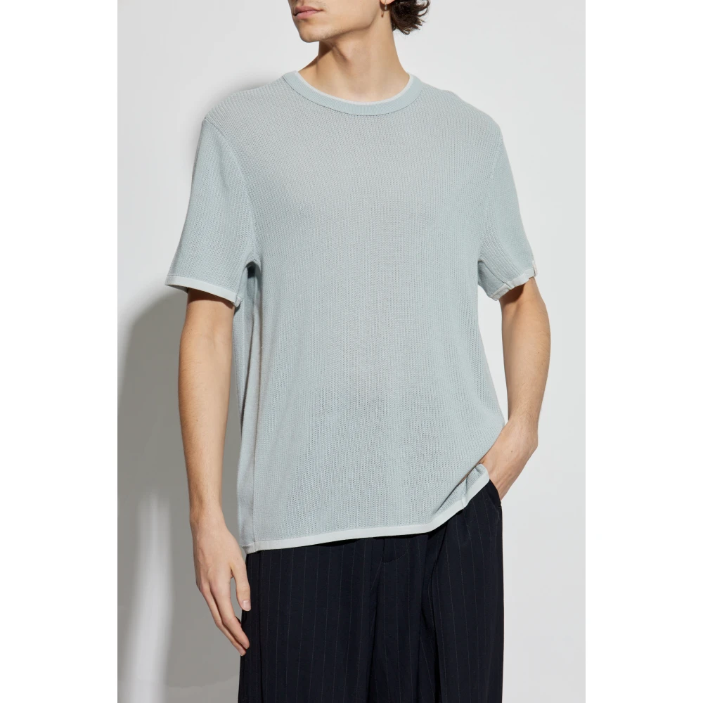Rag & Bone T-shirt Harvey Blue Heren