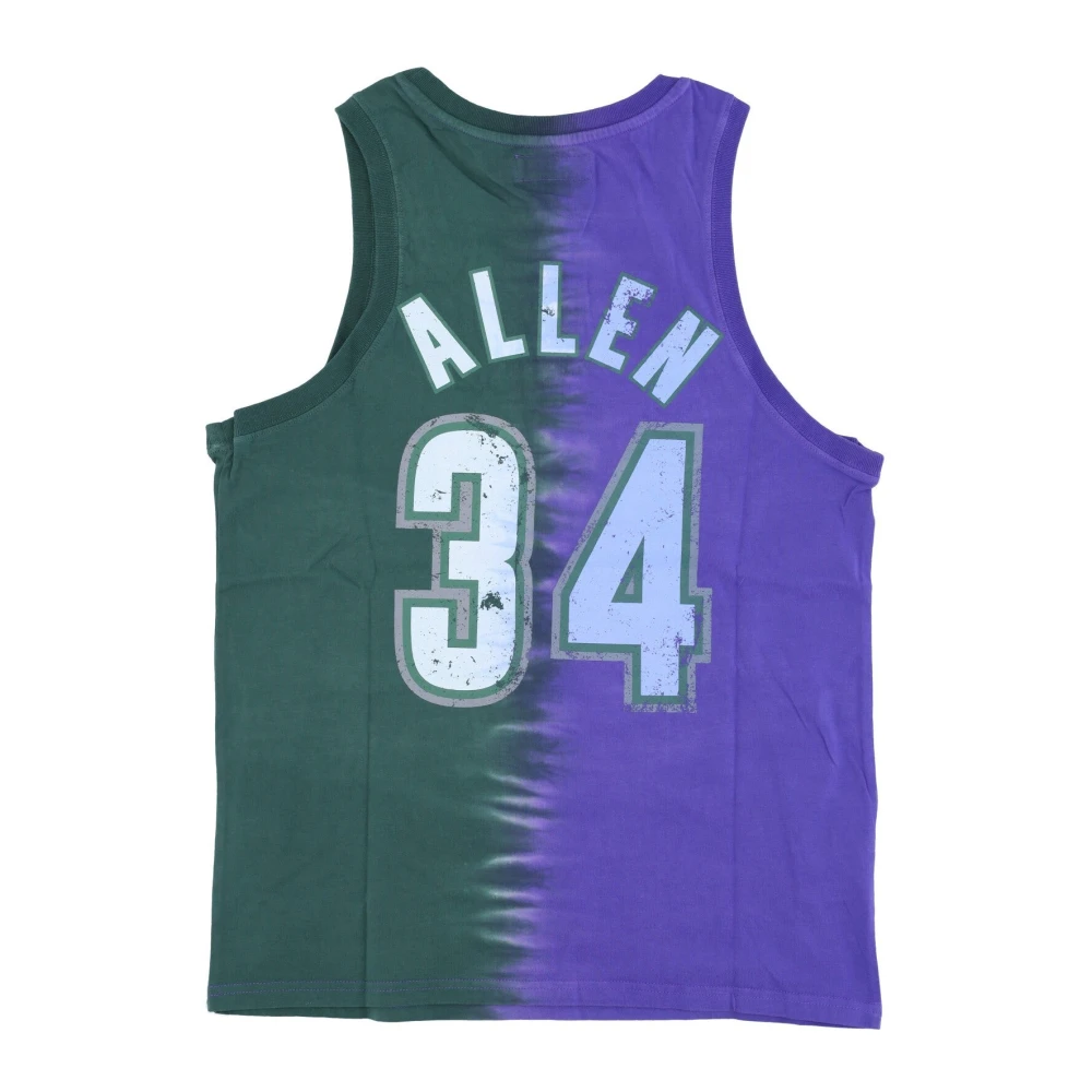 Mitchell & Ness NBA Vertical Tie Dye Tank Multicolor Heren